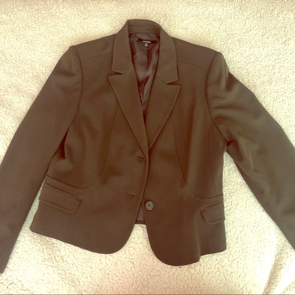 Brown Blazer by Rafaella Like New!